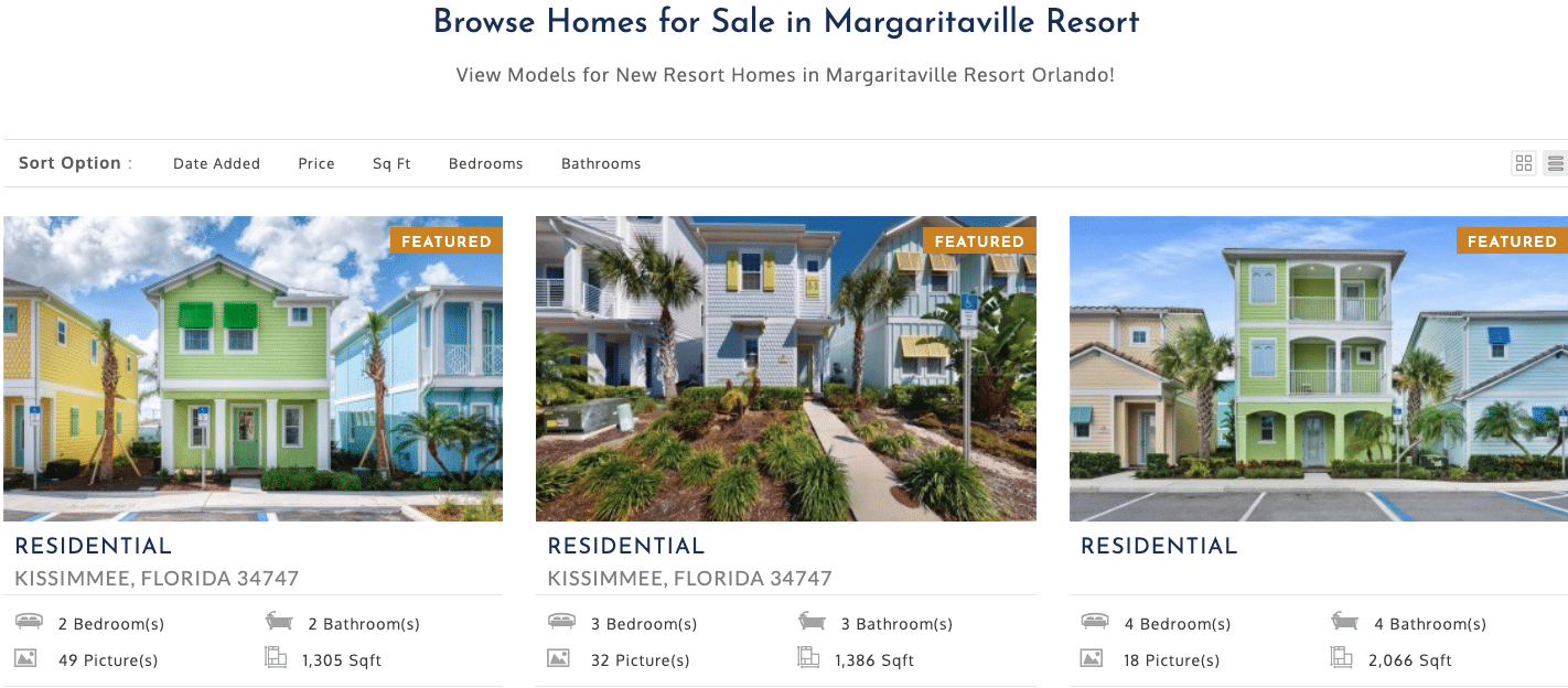 Margaritaville Homes For Sale