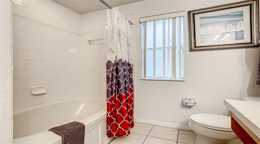 Shower In Tub In Master Bathroom