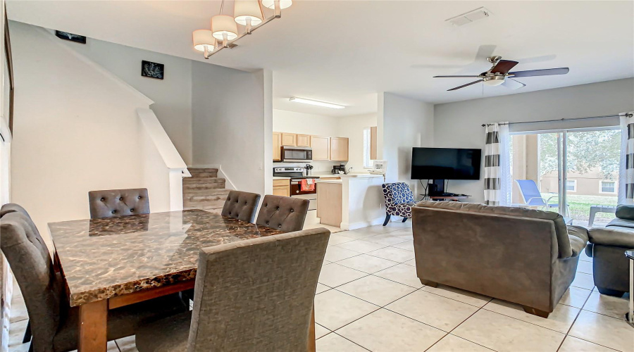 Dining Room And View Into The Living Room