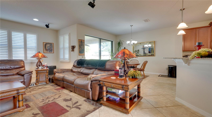 Living Room To Dining Area