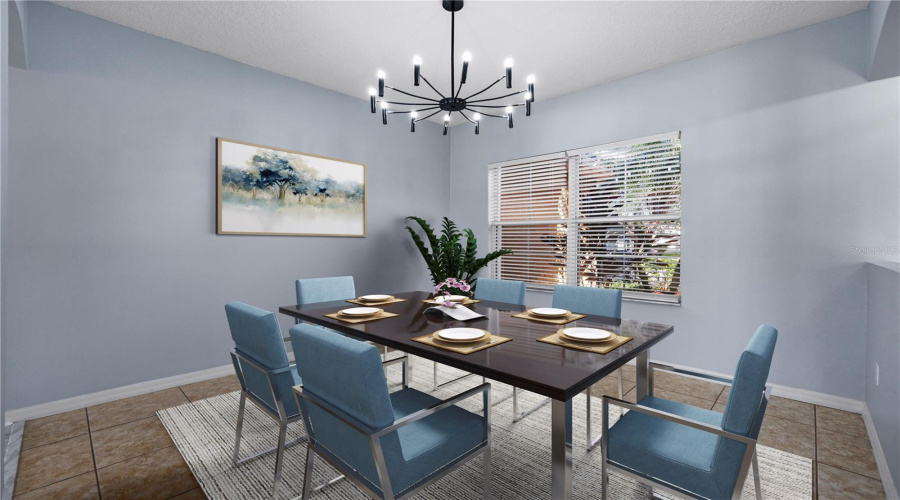 Staged Formal Dining Room