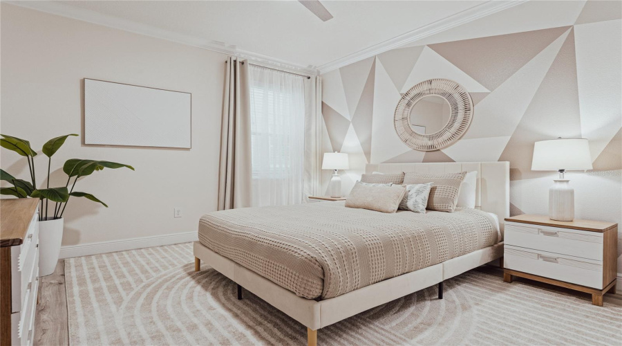 First Floor Guest Bedroom With Queen Size Bed