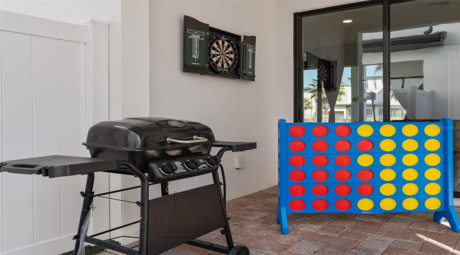 Outdoor Grill And Games