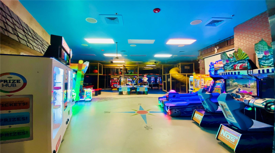 Arcade And Play Area In Clubhouse