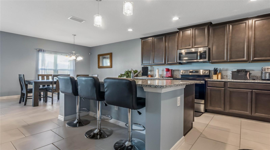 Kitchen Island And Dining Room