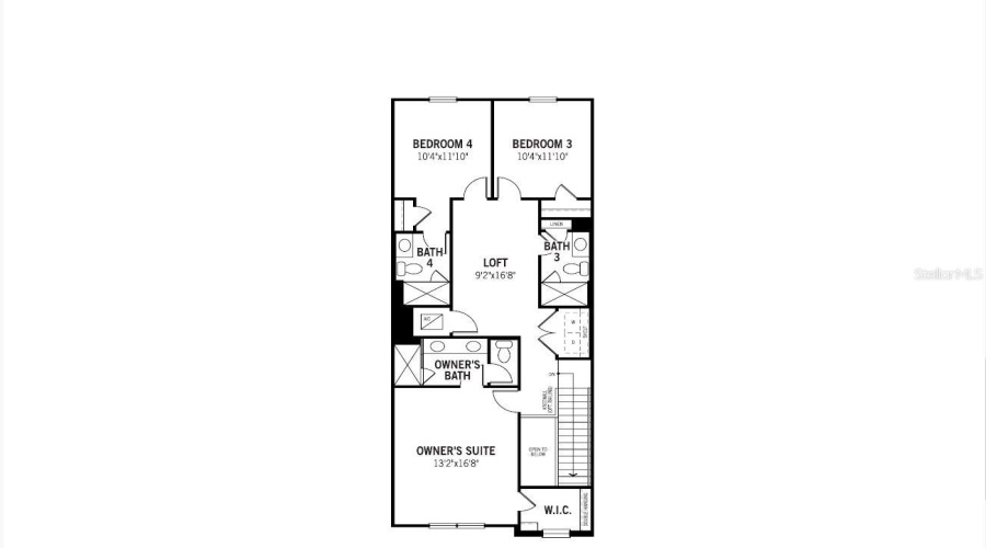 Clearwater Iii Floorplan - Second Floor