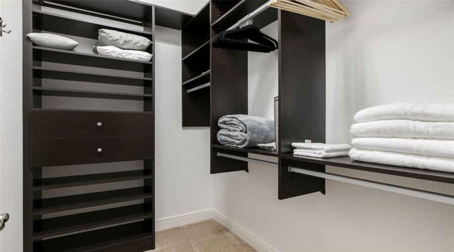 Closet System In Upper Level Bedrooms