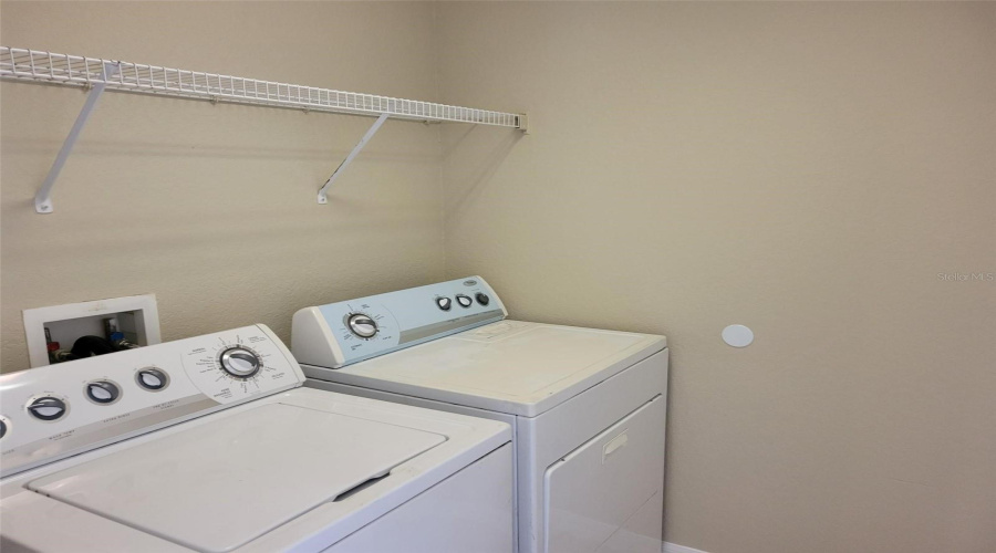 Interior Laundry Room With Washer &Amp; Dryer