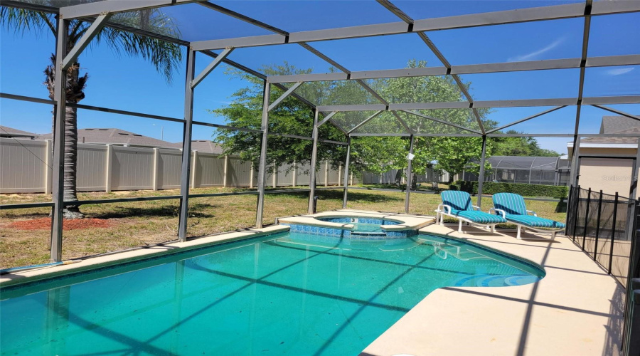 Screened Enclosed Pool &Amp; Spa