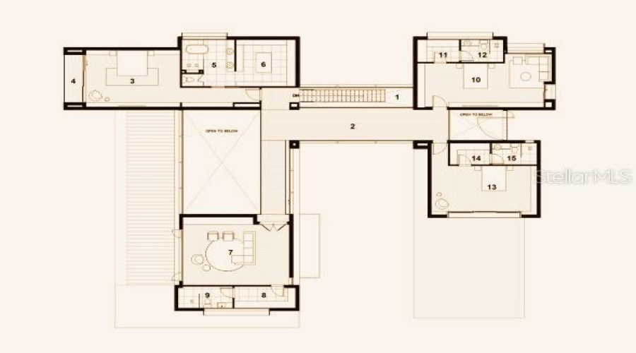 Second Floor Concept Plan 10424 Pocket Ln, Orlando, Fl 32836*The Images Depicted Are Artistic Renderings And May Not Accurately Represent The Final Product. The Developer Reserves The Right To Make Changes To The Design, Layout, And Features Of The Property