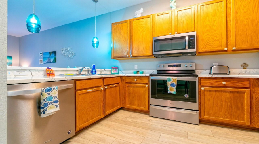 Kitchen Open To Dining Area