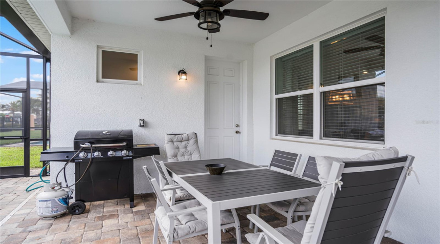 Covered Outdoor Dining Area