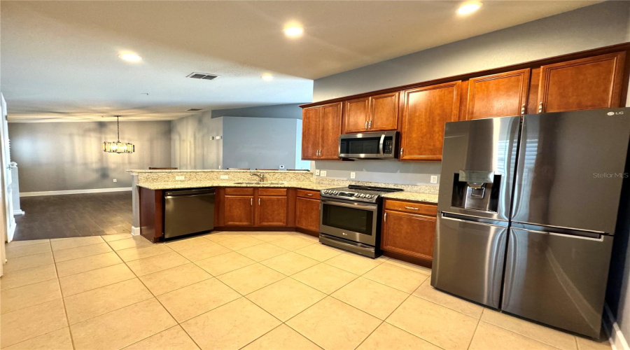 Beautiful Kitchen With High-End Appliances