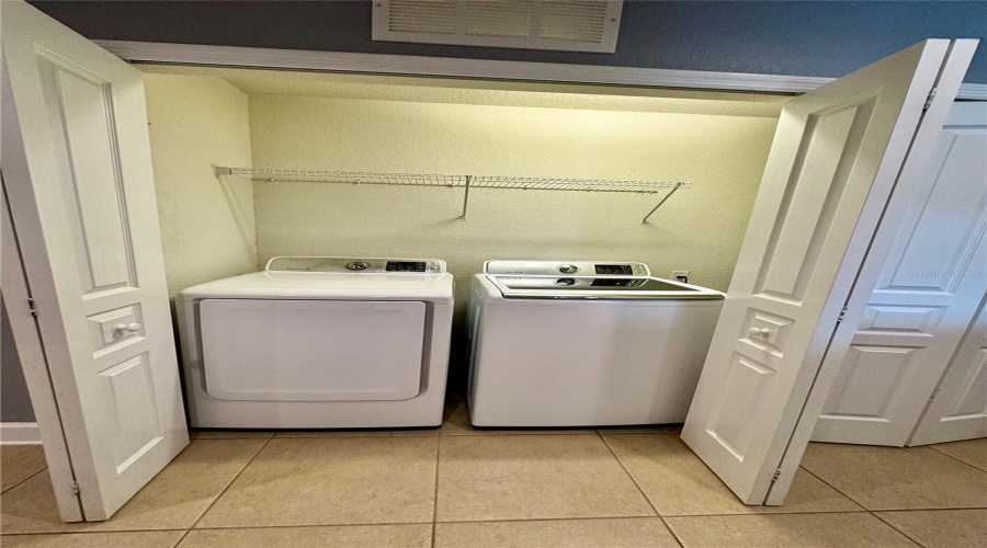 Washer / Dryer In Closet Off Kitchen