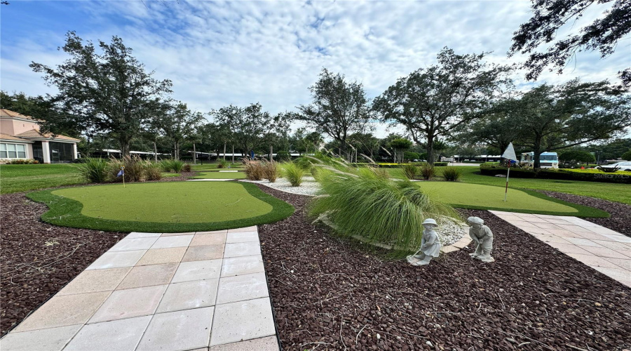 Putting Greens At Clubhouse