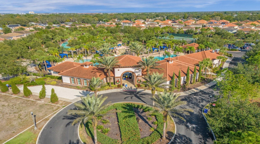 Aerial View Of The Community Clubhouse