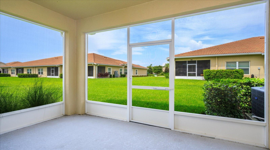 Covered Screened Lanai