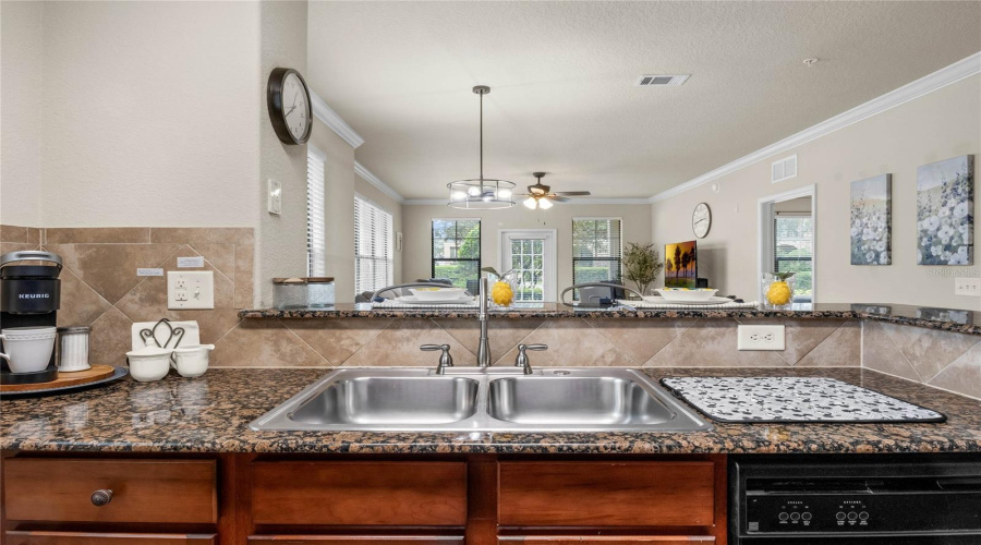 Two-Sided Sink In Kitchen