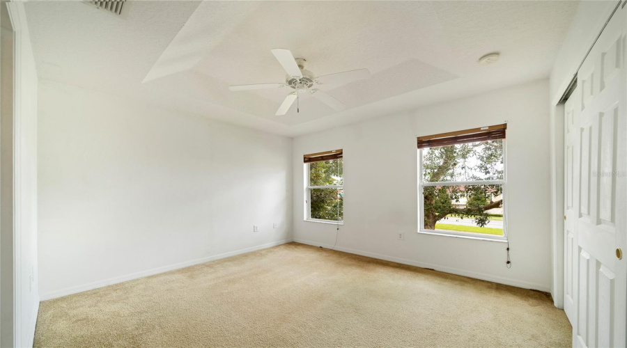 Tray Ceilings In Primary Bedroom