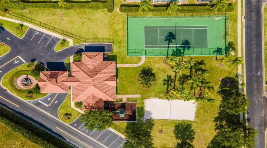 Aerial View Of The Amenities