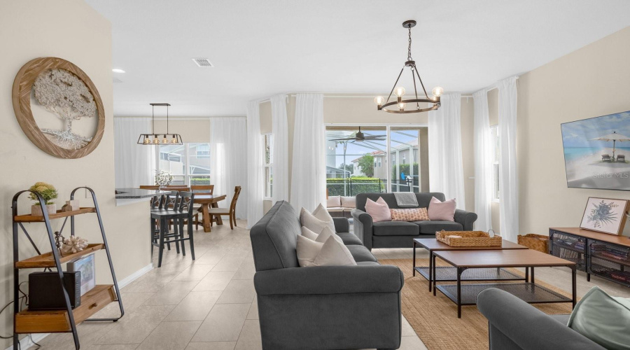 Open Floor Plan,  Living Room Is Connected To The Kitchen And Dining