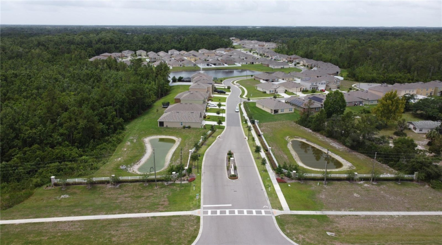 Community Entrance Aerial View