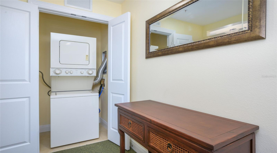 Washer/Dryer In Hallway