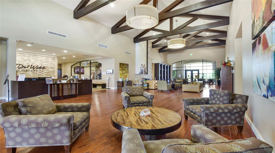 Gathering Area Inside Montecito Clubhouse