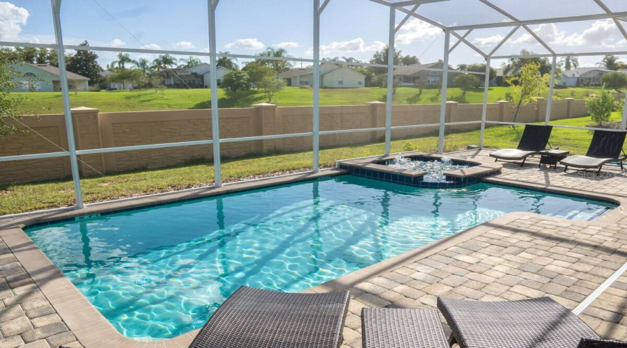 no rear neighbors /heated pool