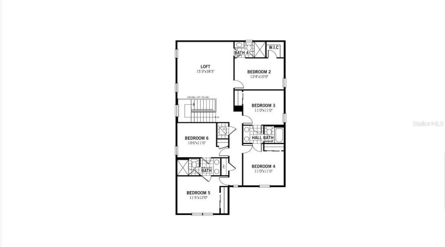 Laguna Iii Floorplan - Second Floor