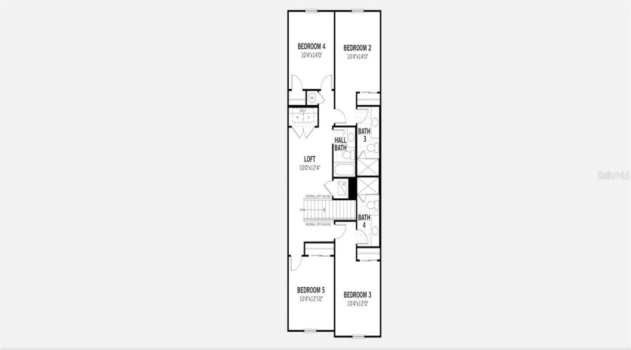 Del Ray Iii Floorplan - Second Floor