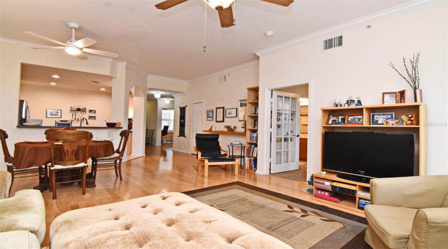 Living Room Look Toward Dining Room