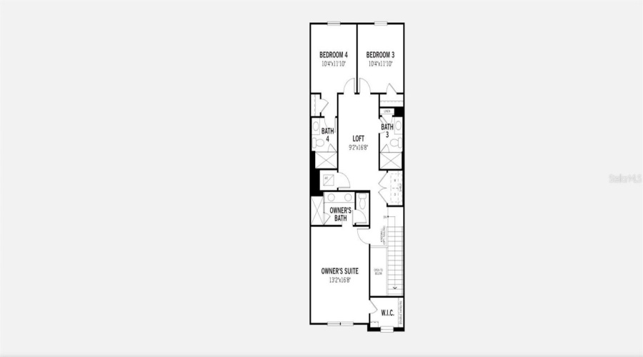 Clearwater Iii Floorplan - Second Floor