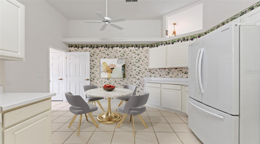 Virtually Staged Kitchen