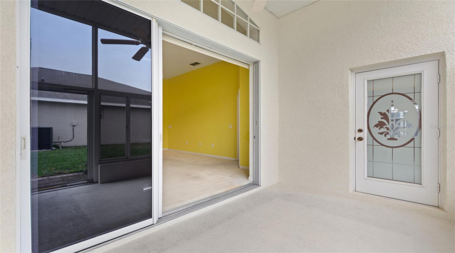 Tinted Patio Doors To Family Room