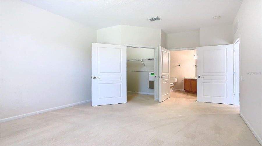 This Shows The Primary Bedroom Has An Ensuite And Walk-In Closet.