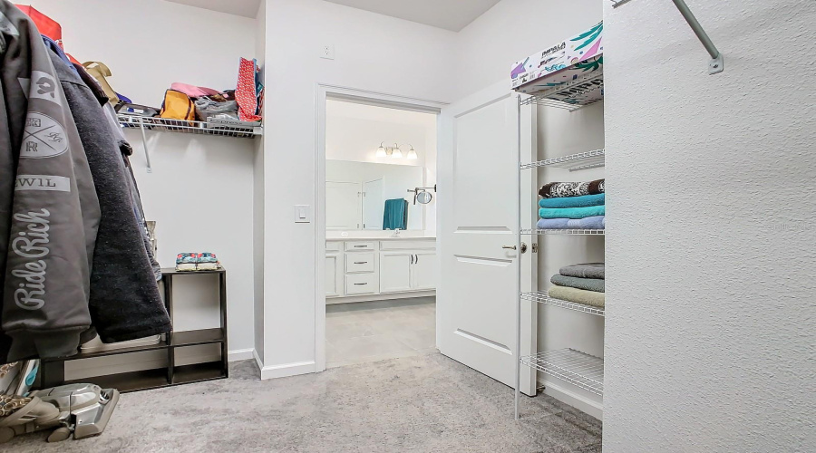 Primary Walk-In Closet