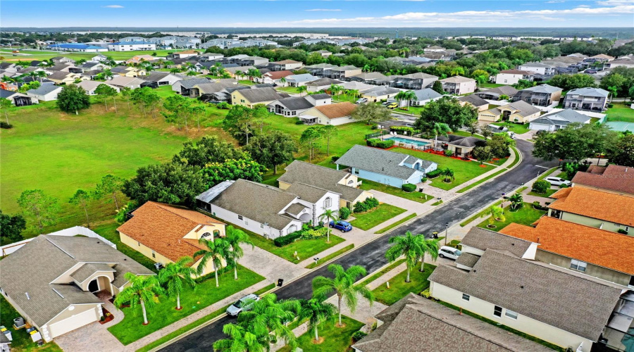 View From The East Of The House Overhead.