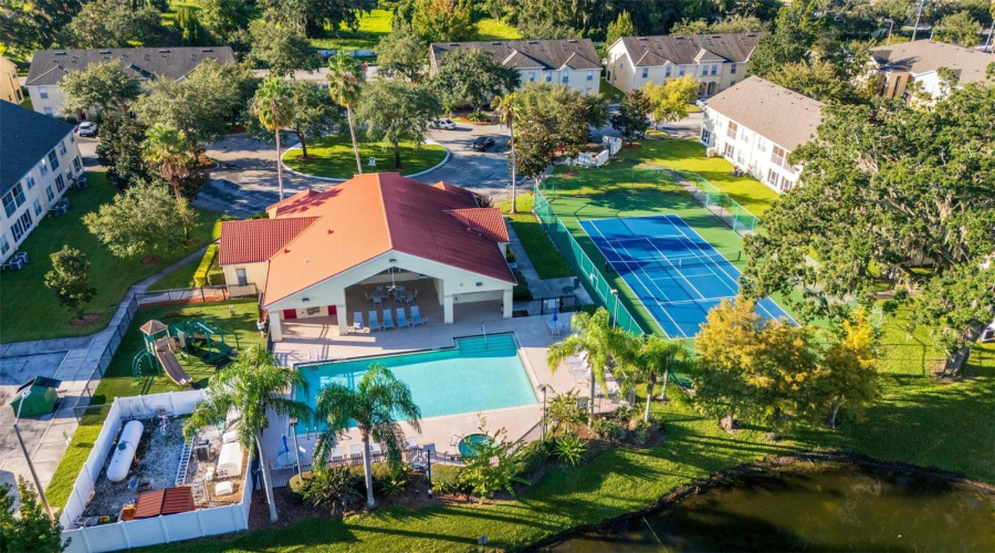 Community Amenities Pool &Amp; Tennis Court