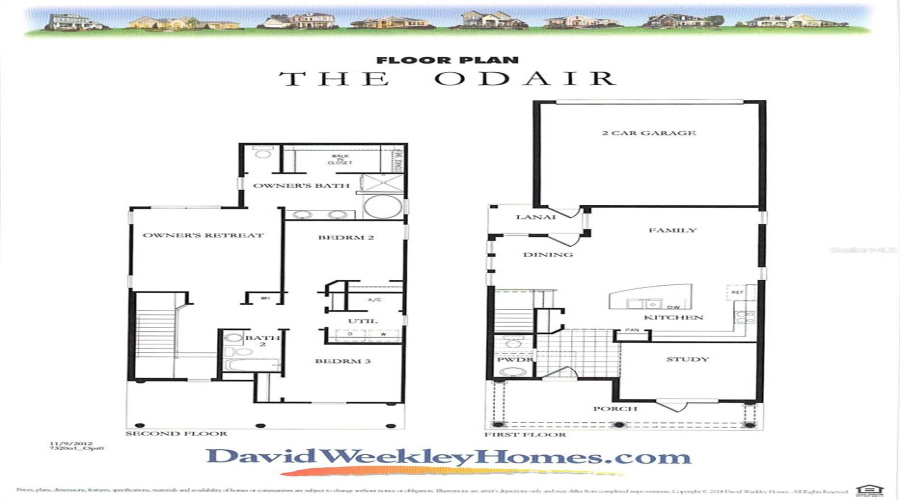 Odair Floor Plan By Award Winning Builder David Weekley