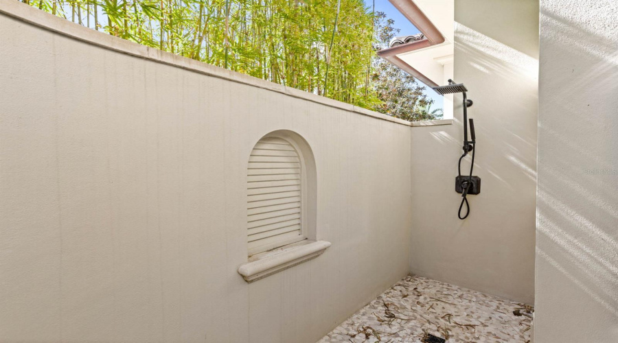 Outdoor Shower Off Primary Bath