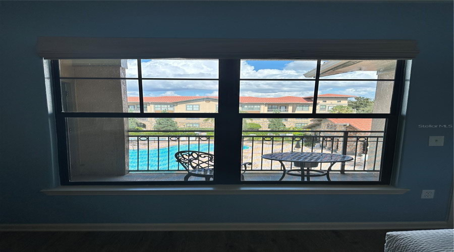 View from master bedroom