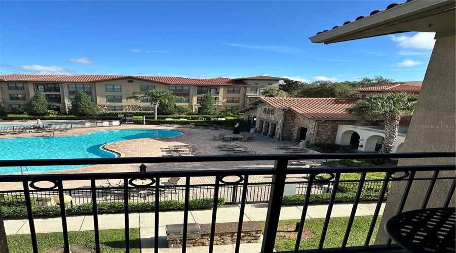View from patio