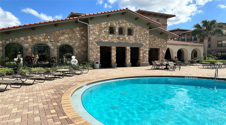 Main Pool with clubhouse