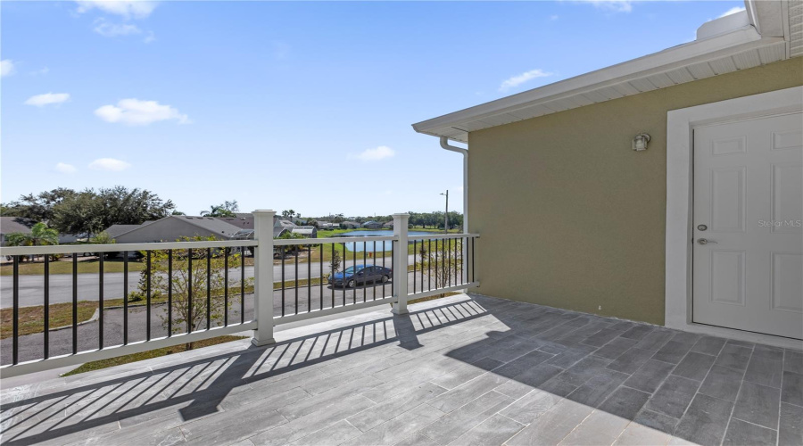 Second Floor Front Balcony