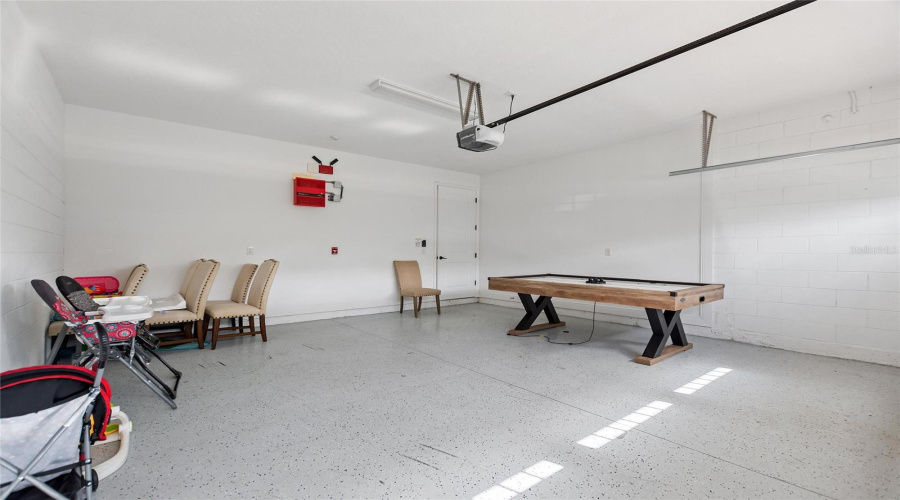 The Garage With A Foosball Table.