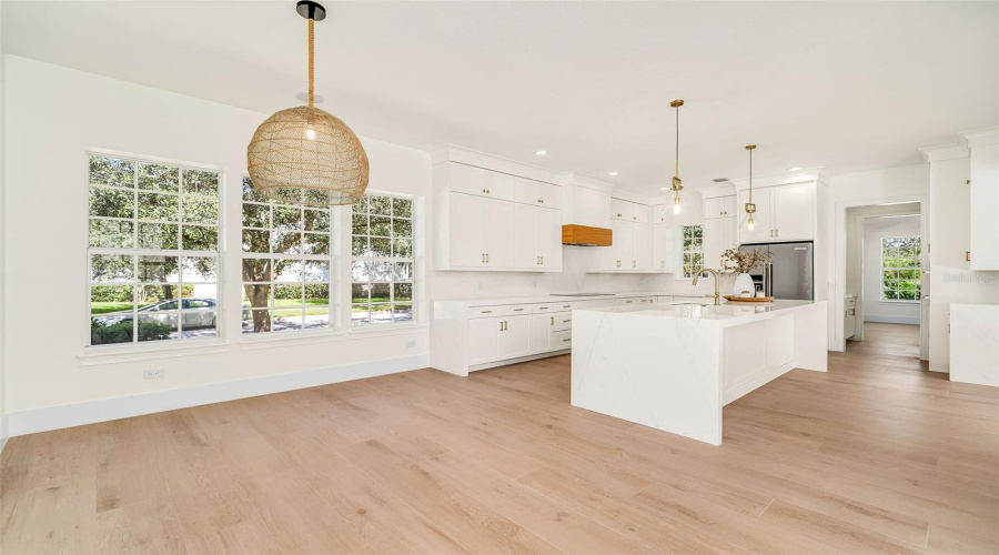 Kitchen Leading To Guest Bedroom And Garage Apartment