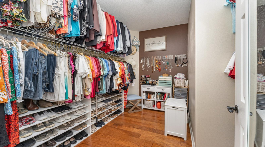 Seasonal Closet With Custom Made Shoe Storage