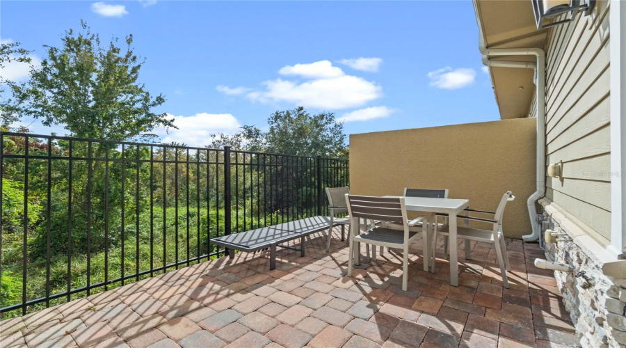 Spacious Open Air Patio