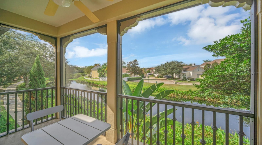 Rear Patio Overlooking Canal